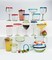 Amici Home Authentic Baja Mexican Handmade 12oz DOF Glasses, Set of 6 - Lime Rim